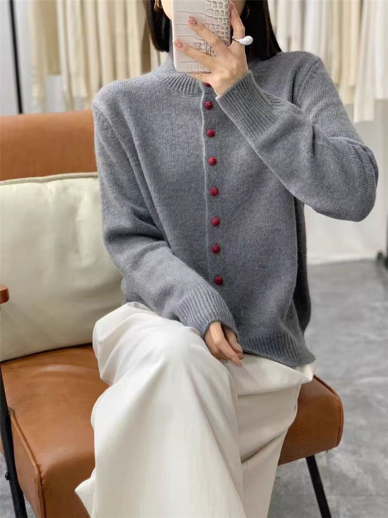 2025新款舒适时尚百搭女士长袖,针织衫/毛衣,源达羊绒