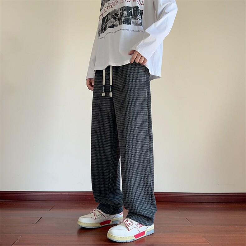 春秋季雪尼尔小香风鱼骨纹男大码休闲裤XZ102B-1CK2553P35,男装休闲裤,星座102B-1