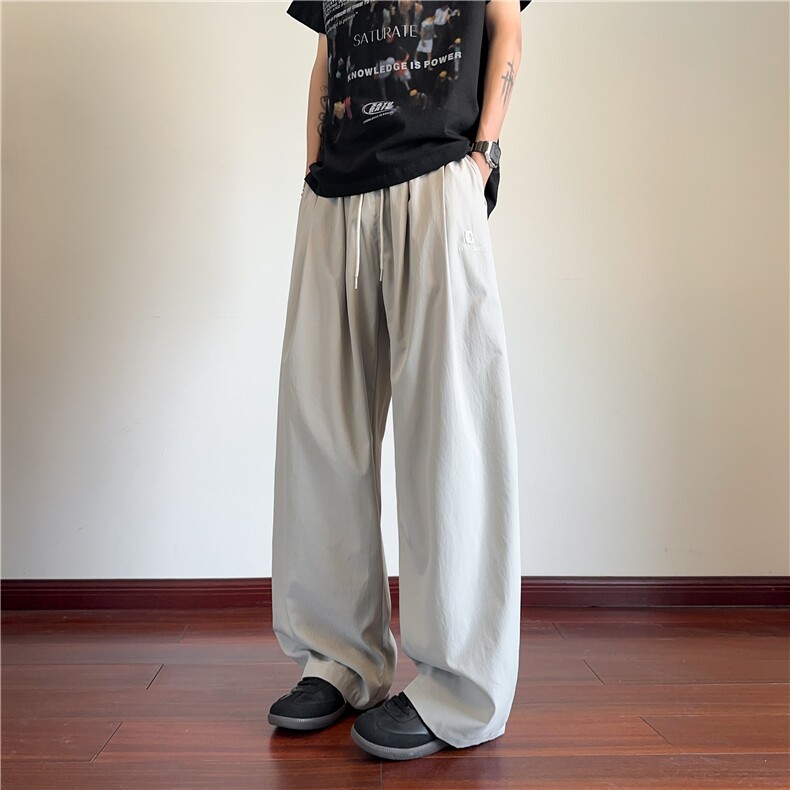 夏季新款冰丝透气山本裤宽松阔腿休闲裤B315-K25527-特p35控68,男装休闲裤,电商B315
