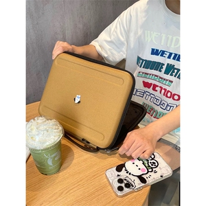 抖音得物供货210克宽松纯棉美式潮牌印花宽松落肩袖纯棉T恤AT2104图片