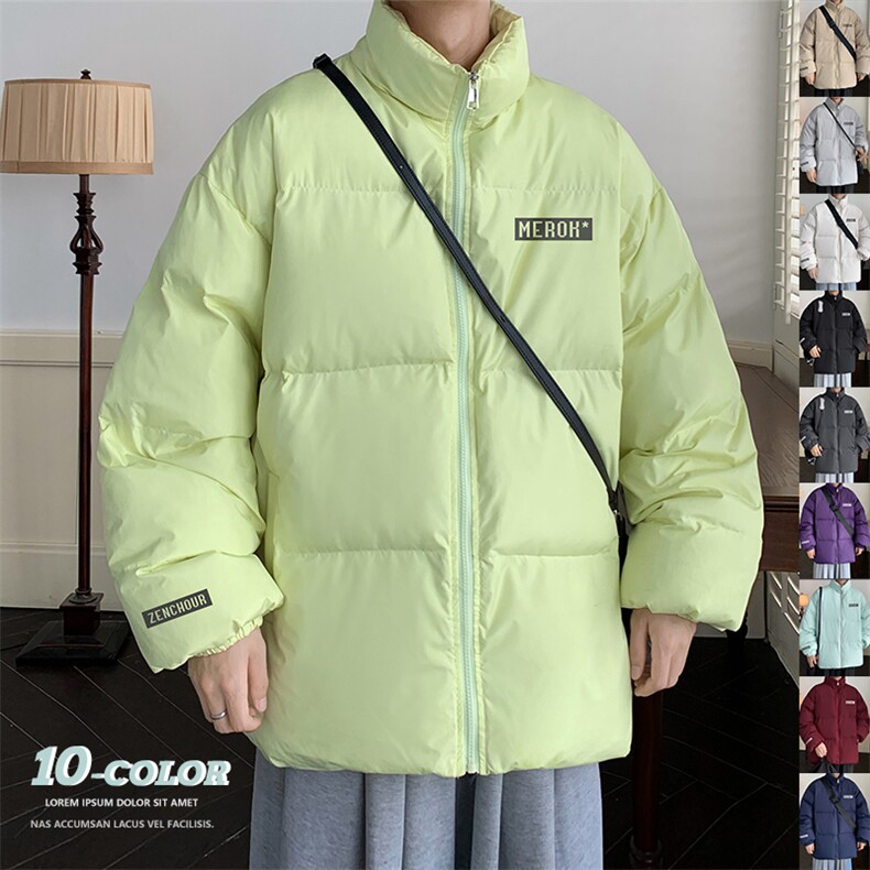 DT2203-TP70控价98冬新款加厚立领保暖棉衣多色可选港风印花外套,男装棉衣,电商A102-1