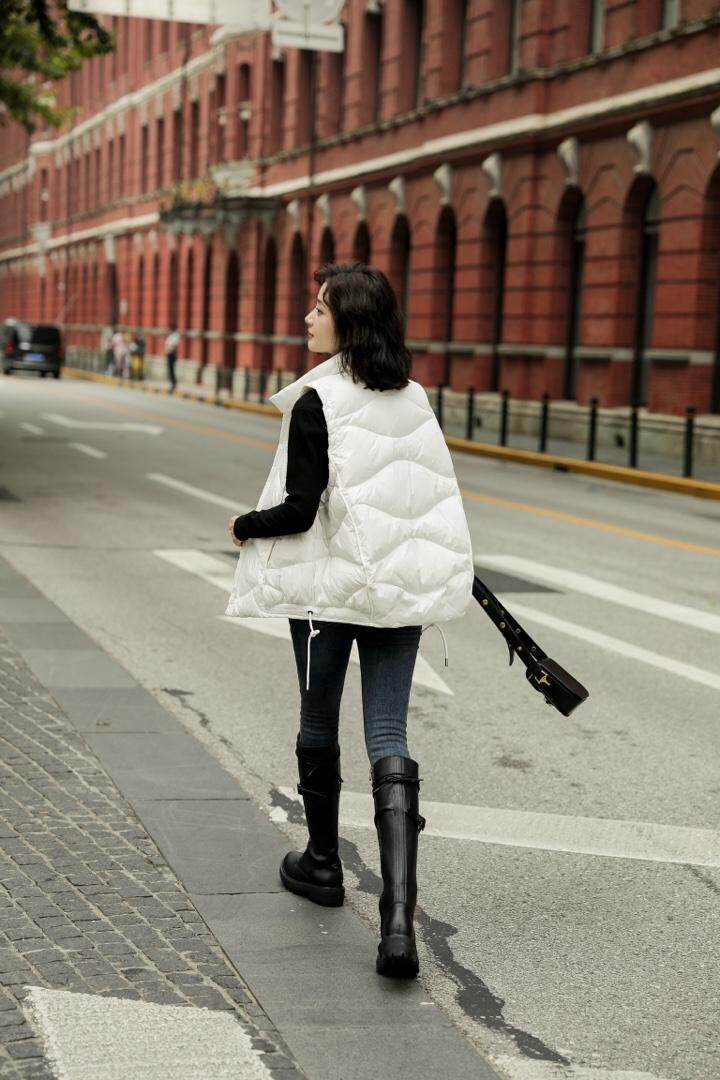 90绒马甲，女装马甲，卡西姆