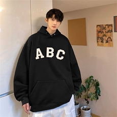 供抖音丶重磅高品棉350克排扣连帽ABC卫衣LW6053-特p58控78，男装卫衣，星座508（原C305）