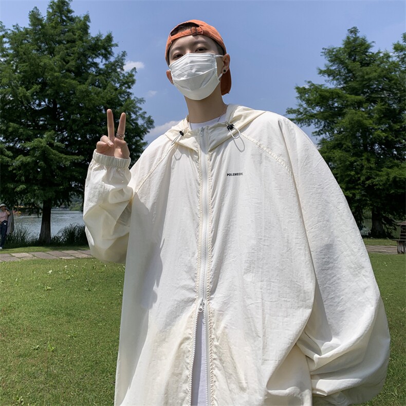 双拉链防晒衣服男夏季防紫外线冲锋衣户外钓鱼潮牌夹克F0121-P37图片