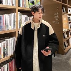 男装呢料夹克2026秋冬季新款毛呢大衣男生外套XZ514-2-F593-P115，男装夹克，星座514-2(原B239)