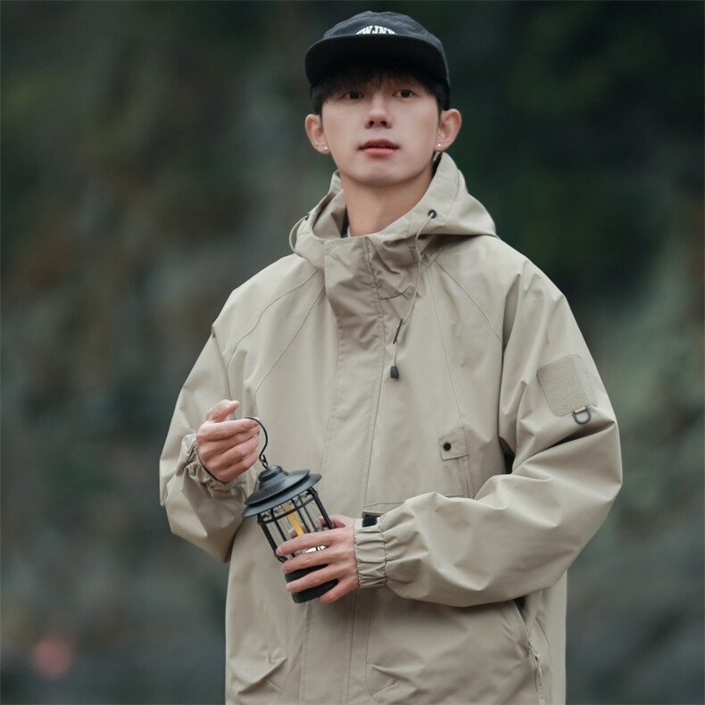 Cityboy情侣时尚连帽冲锋衣外套夹克团体班服,男装夹克,星座301D-5(原星座1415）
