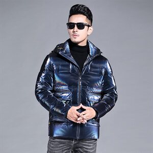 B20157钱塘2020-1冬季男士羽绒服高端90白鸭绒P280,男士运动裤搭配衬衣加毛衣图片