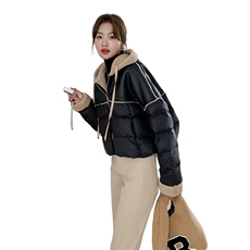 时尚保暖羽绒服女短款显瘦百搭秋冬外套，女装羽绒服，秋水欣儿