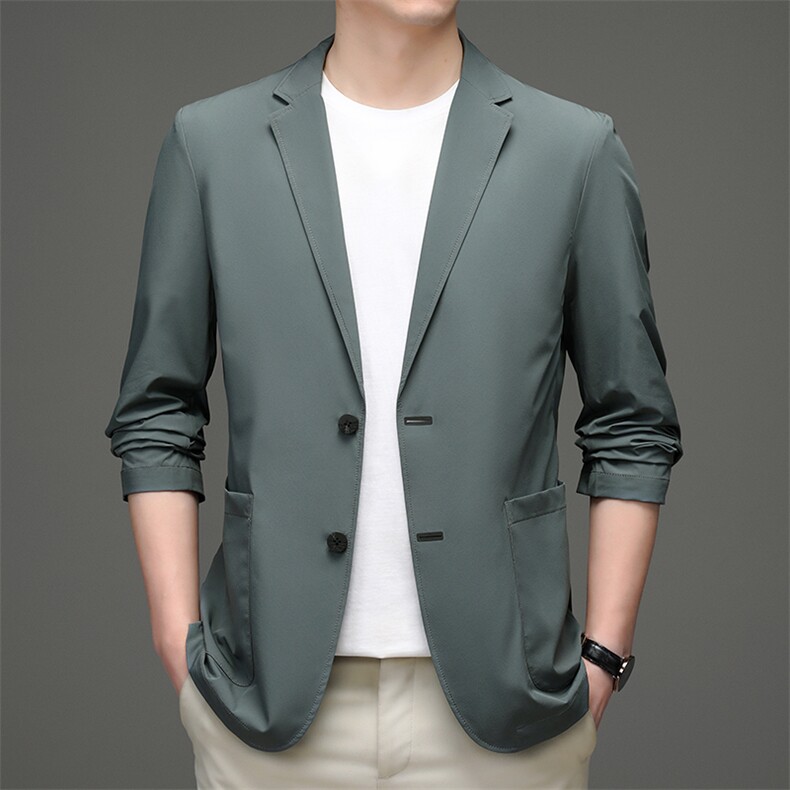 2023年春季新款西装男西服简约外套防晒西服商务休闲小西装单西,男装西服,电商B360