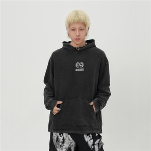 美式洗水做旧卫衣男2025新款宽松潮牌情侣外套 1015-WY370-P95图片