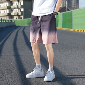 夏季新款渐变五分裤嘻哈青少年街头短裤男A305-KX2058-P25图片
