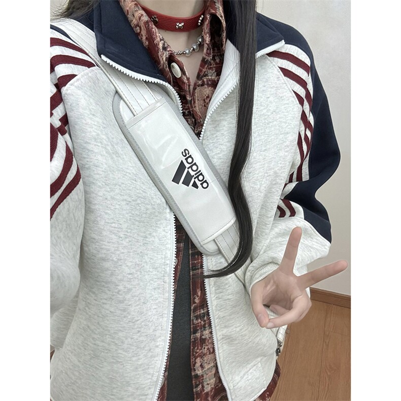 抖音得物高品质美式高街重磅结构织带拼接撞色立领卫衣外套CM41,男装卫衣,电商A486