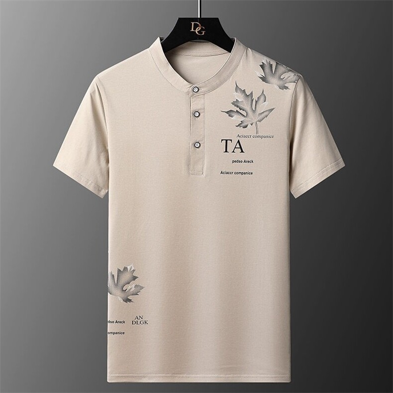 75809-P35新款潮流半袖潮牌男装衫体恤短袖t恤夏季印花,男装Polo衫,电商D310B