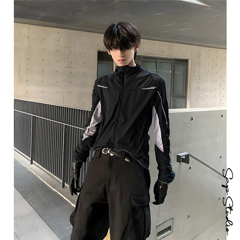 网图+现货+防晒衣机车服外套W1286/特P48，男装防晒衣，电商B350