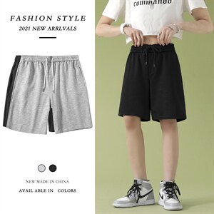 2023夏季韩版潮流外穿宽松新款休闲裤五分裤WK50-特批20，女装休闲裤，星座718-1