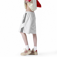 美式无影墙2025夏装三道杆运动裤短裤五分裤卫裤中裤男DK08P35，男装牛仔裤，电商042