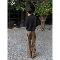 B221美式ins高街暗黑多口袋直筒工装休闲裤LK24153-P65控88，男装休闲裤，电商B221