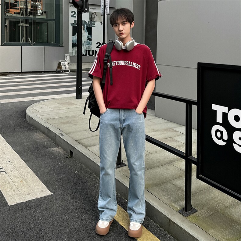 A178秋冬季牛仔裤男直筒修身显瘦百搭潮牌裤子740P40限价59,男装牛仔裤,电商A178