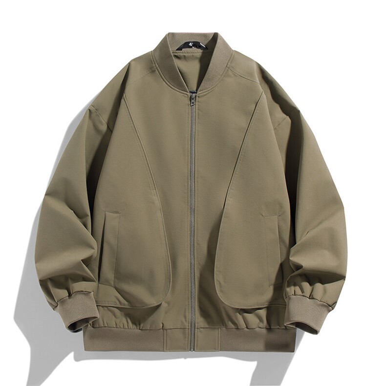 户外夹克男棒球领纯色上衣冲锋衣外套DSA157B-JK7869-P70,男装夹克,电商A157B