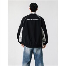 2026无影墙美式印花潮牌立领机车大码M-5XL夹克男JK77979P68控108，男装夹克，星座227-7