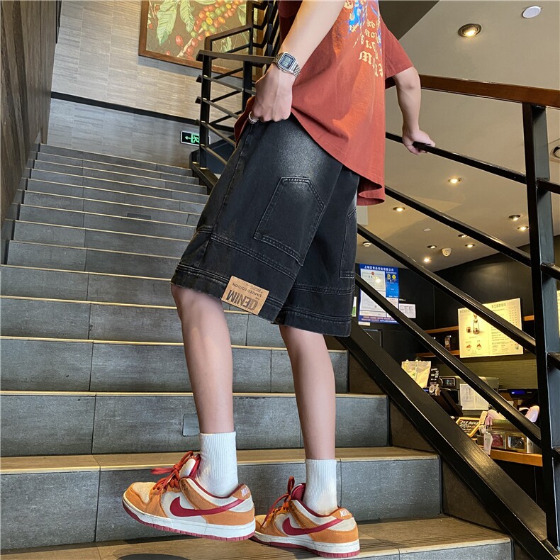 抖音品质高街夏季新款反穿水洗牛仔裤B315-K24085-特P35,男装牛仔裤,电商B315