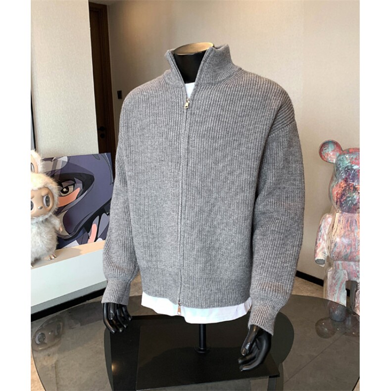 高品质现货男式新款长袖时尚休闲男装开衫毛衣XZ608-HM246-特P46,男装针织衫/毛衣,星座608(原A046)