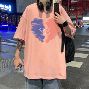 电商DSA028-DT21P71 棉 P20 2023新款圆领印花短袖男 控38图片