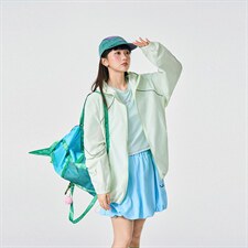 UPF50+有报告凉感轻薄透气宽松大码潮流防晒服DQC658-P48，男装防晒衣，电商B306