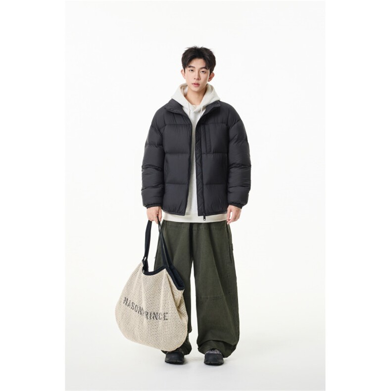 90%绒新标有报韩版宽松羽绒服外套上衣Y993/P350现货,男装羽绒服,星座202