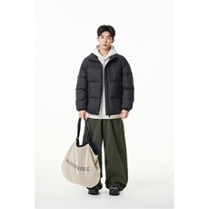 90%绒新标有报韩版宽松羽绒服外套上衣Y993/P350现货，男装羽绒服，星座202