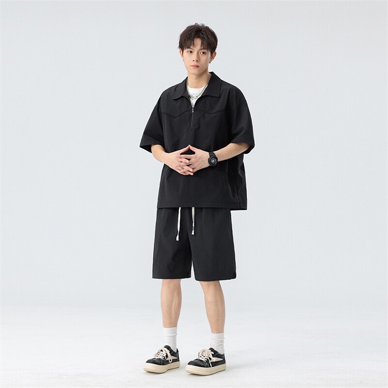 新款休闲短袖套装,男装休闲套装,星座1106-2（原1111B）