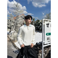 百搭原宿简约流行新款气质时尚慵懒长袖毛衣513AMY2783P55，男装针织衫/毛衣，星座513A