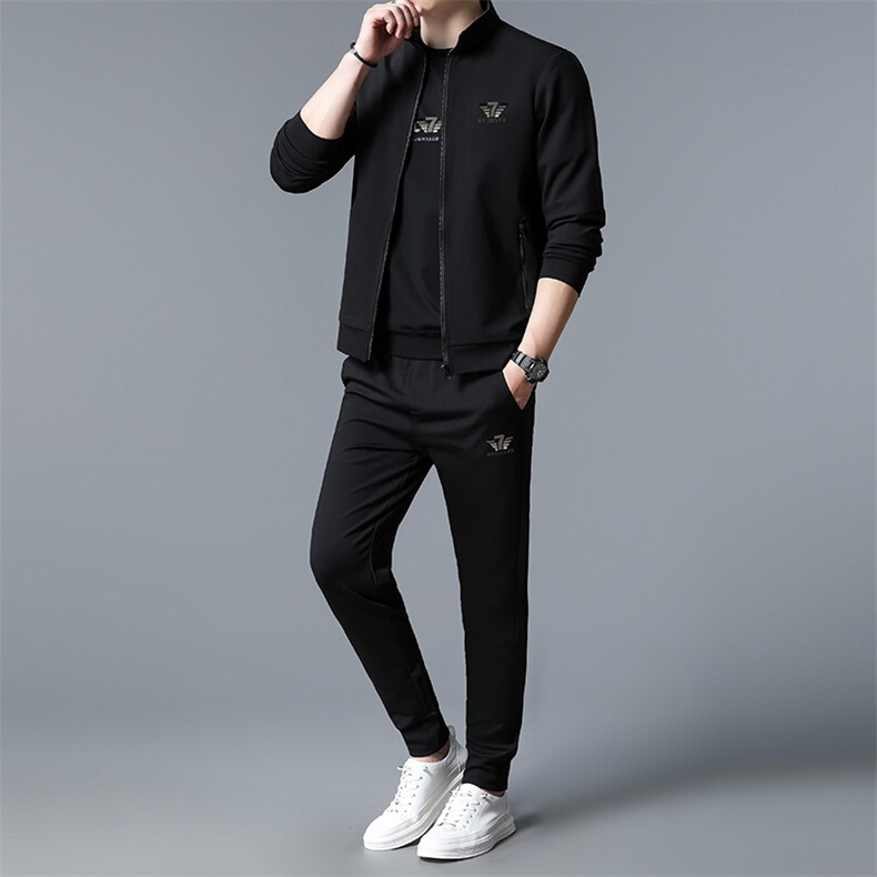 SA3032-3钱塘2020-2中青年男士新款冬季时尚休闲简约套装P240图片