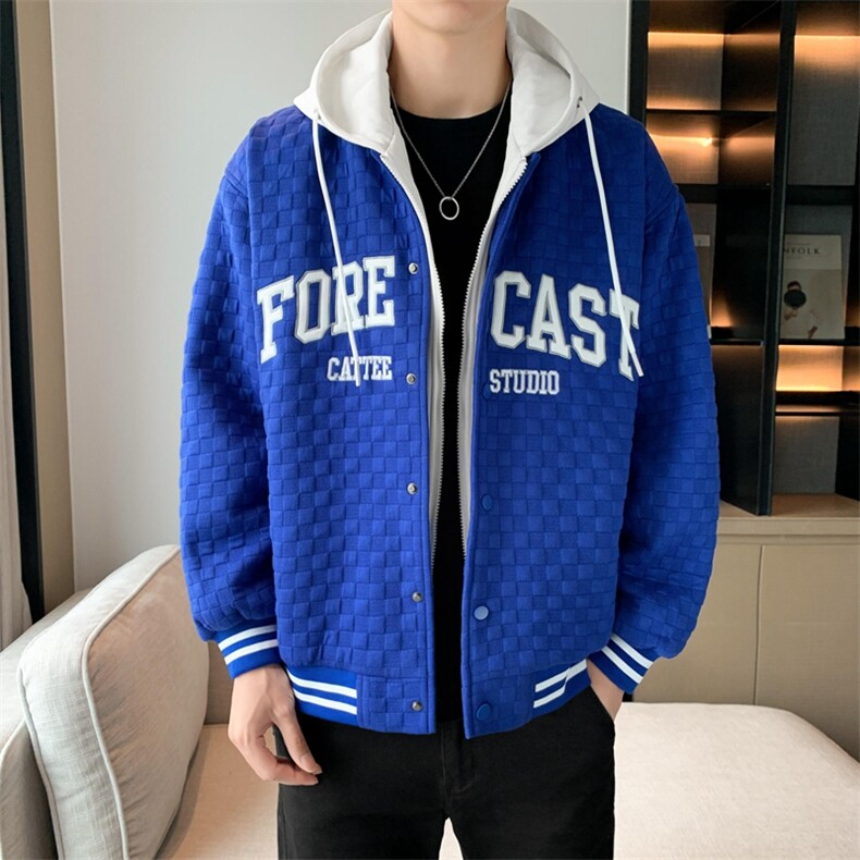 2025春季夹克男潮流假两件夹克外套衣服上衣A210-JK272-P95图片