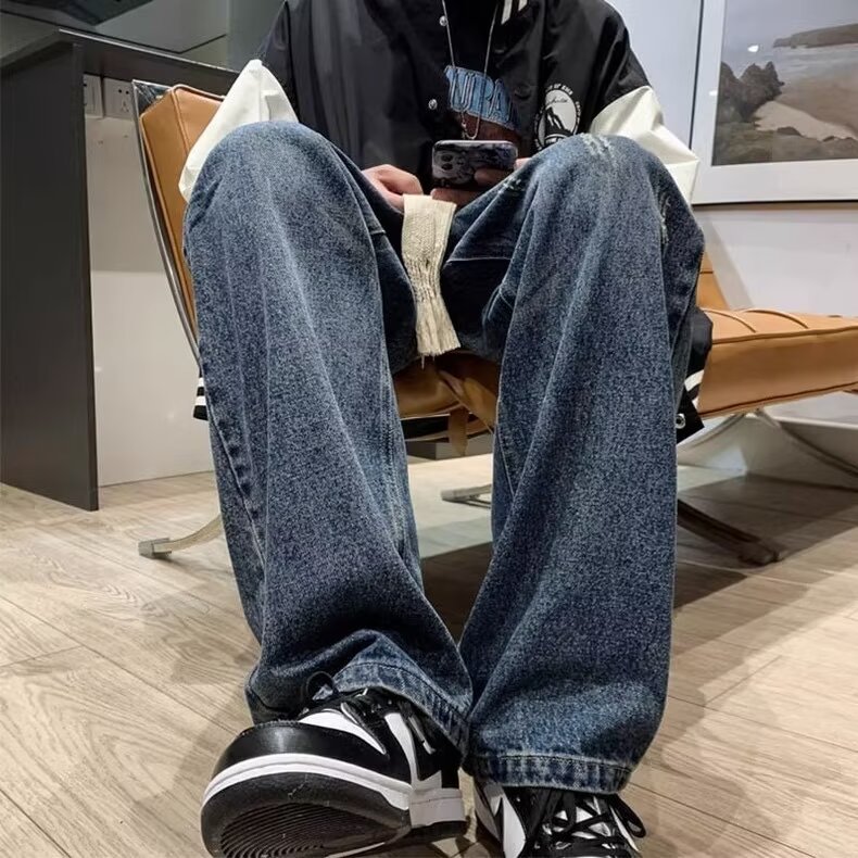 【加绒加厚不加价】美式牛仔裤男宽松透气P42Y51818,男装牛仔裤,星座1112-1