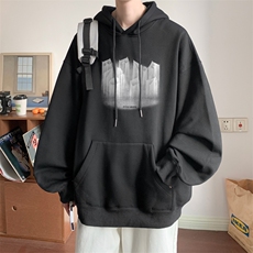 ！连帽圆领卫衣男装港风帽衫男LM147-P35，男装卫衣，电商B367