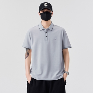 男士夏季新款时尚百搭休闲运动翻领半袖上衣PL8601-P65控105图片