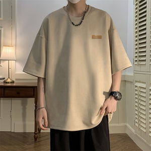 麂皮绒短袖t恤男大码半袖男 JD82293-P25图片