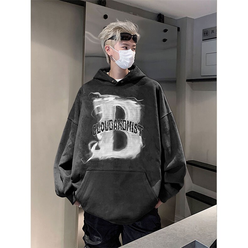 2025秋季男潮流休闲wljp7829卫衣连帽麂皮绒特p45控79,男装卫衣,星座605(原A050)