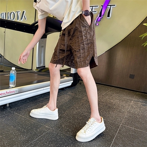 C317-D068-P45短裤男夏季2025新款男装休闲裤五分裤子图片