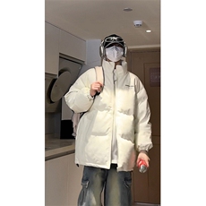 冬季皮棉衣男立领宽松男士休闲棉服棉袄潮流机车A266-PY2101-P110，男装棉衣，电商A266