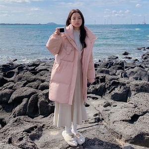 2023年冬季新款白鹅绒羽绒服外套中长款女图片