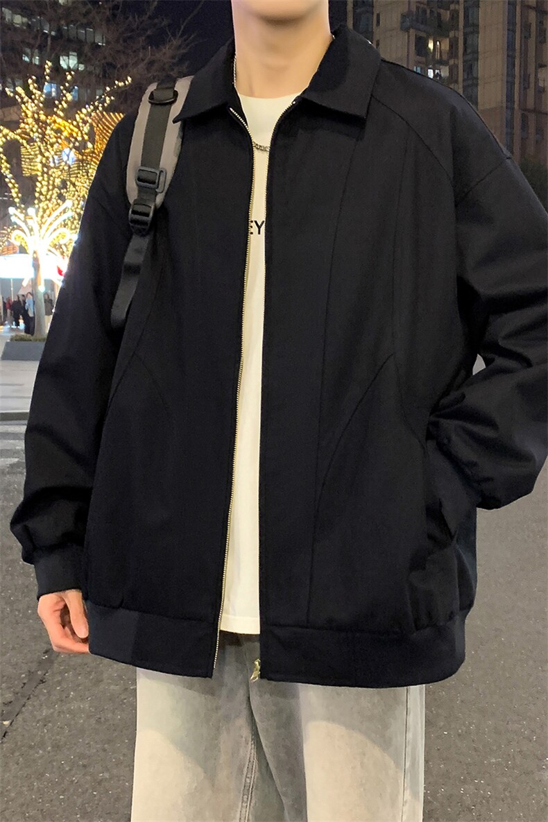 春季新款水洗棉夹克男青少年学生潮流外套GS6768-P75,男装夹克,星座1206（原A206）