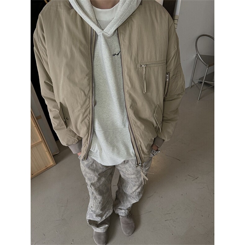 （现货）棉服秋冬款飞行员工装短款棒球服高质量P118,男装棉衣,星座807
