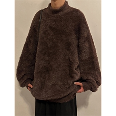 秋季新品设计师自制渐变毛衣男宽松美式针织，男装针织衫/毛衣，星座716-2