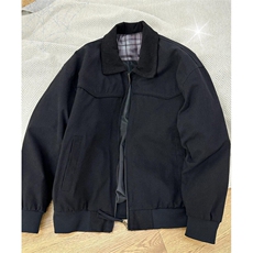 美式vintage复古底特律工装夹克男春秋季棒球服短款ootd正肩外套，男装夹克，星座601-2