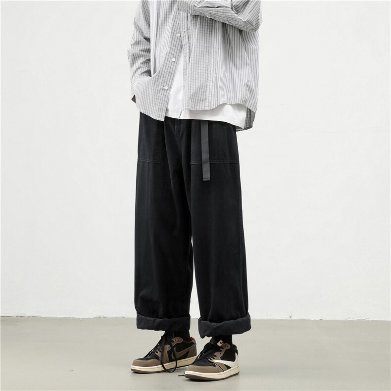早秋新款卡扣水洗工装裤M~5XLXZ604-KG60-P50控68,男装工装外套,星座604