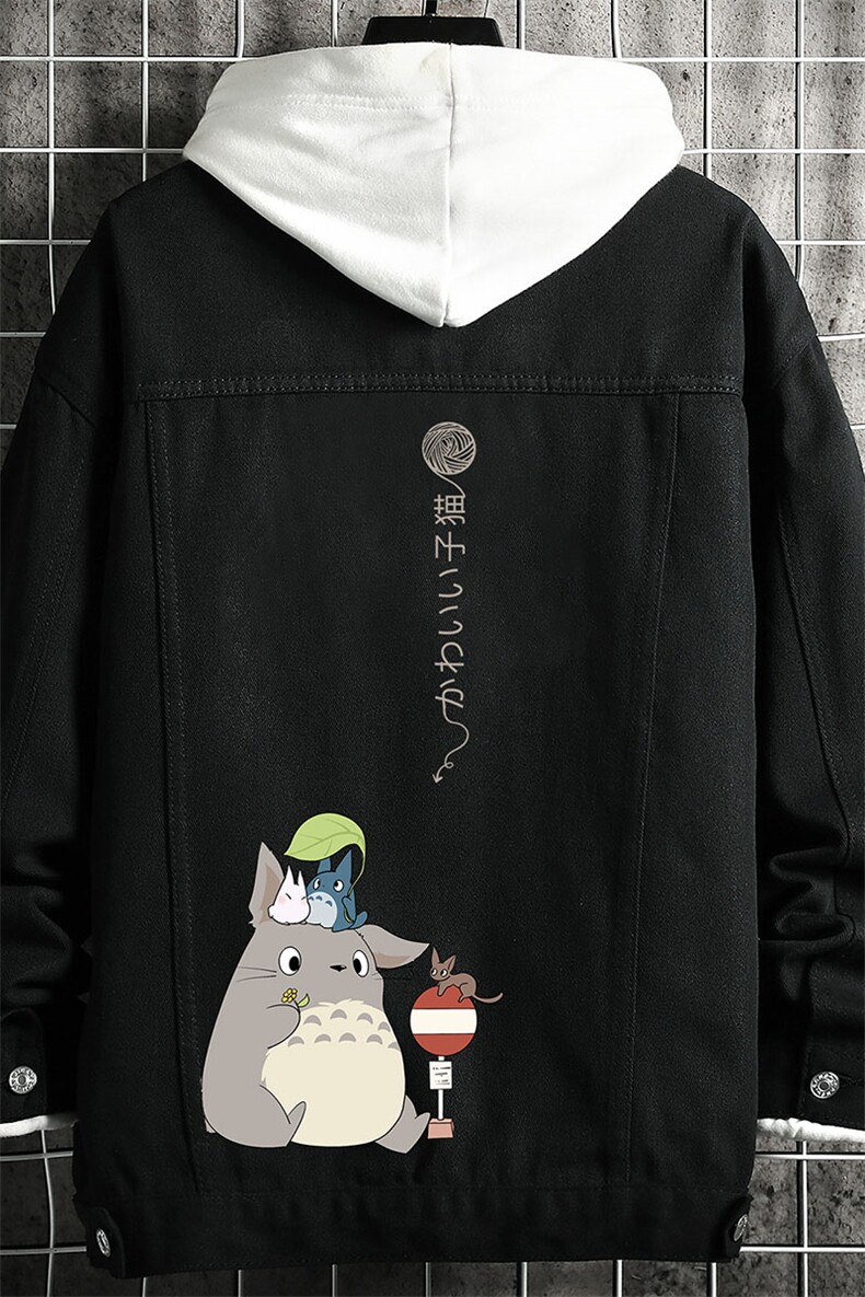 牛仔夹克男大码牛仔外套男茄克NJ77152-P60加绒款-P75,男装夹克,电商A040A