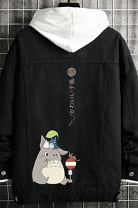 牛仔夹克男大码牛仔外套男茄克 NJ77152-P60加绒款-P75图片