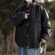 美式痞帅pu皮棉衣男冬季加厚棉袄棉服FW26P88，男装棉衣，星座1116-2